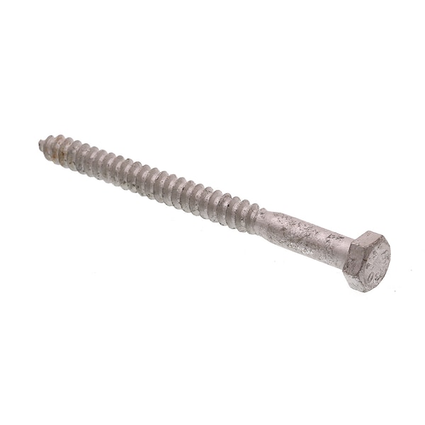 Prime-Line Hex Lag Screw 5/16in X 4in A307 Grade A Hot Dip Galvanized Steel 50PK 9055859 - main